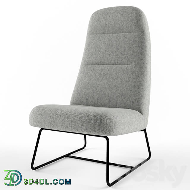 Arm chair - puffy highback lounge meraki