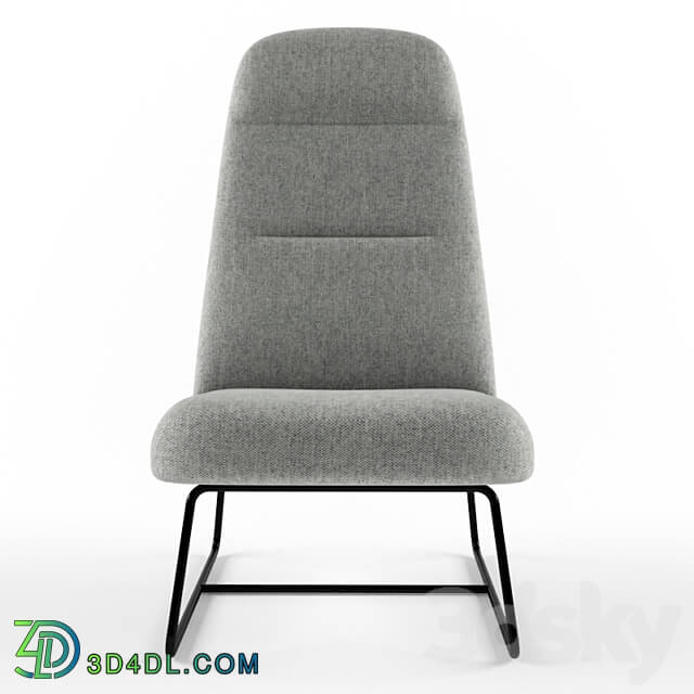 Arm chair - puffy highback lounge meraki