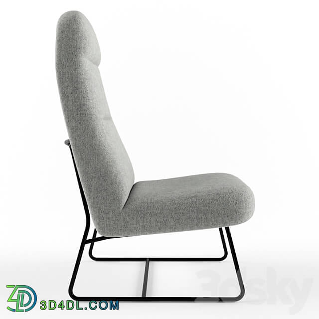 Arm chair - puffy highback lounge meraki