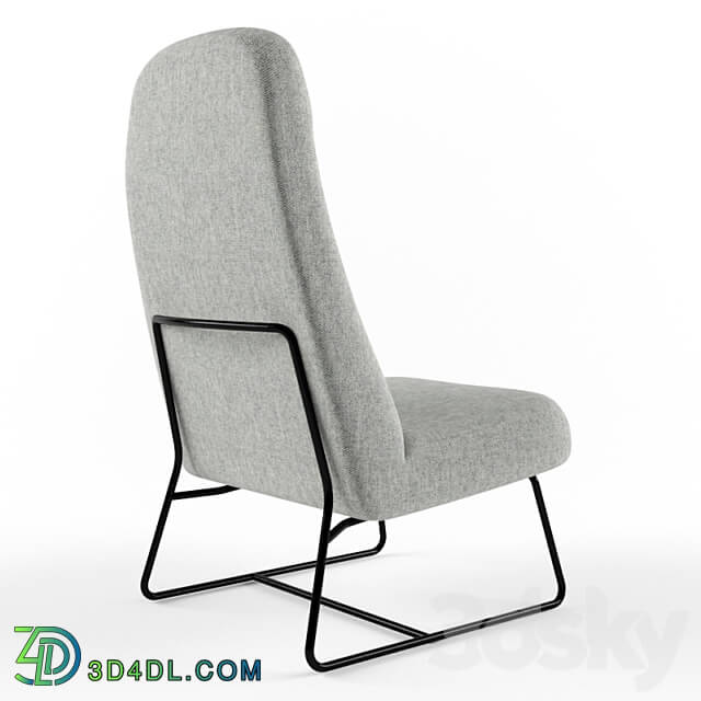 Arm chair - puffy highback lounge meraki