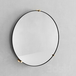 Jamison Circular Wall Stud Mirror 