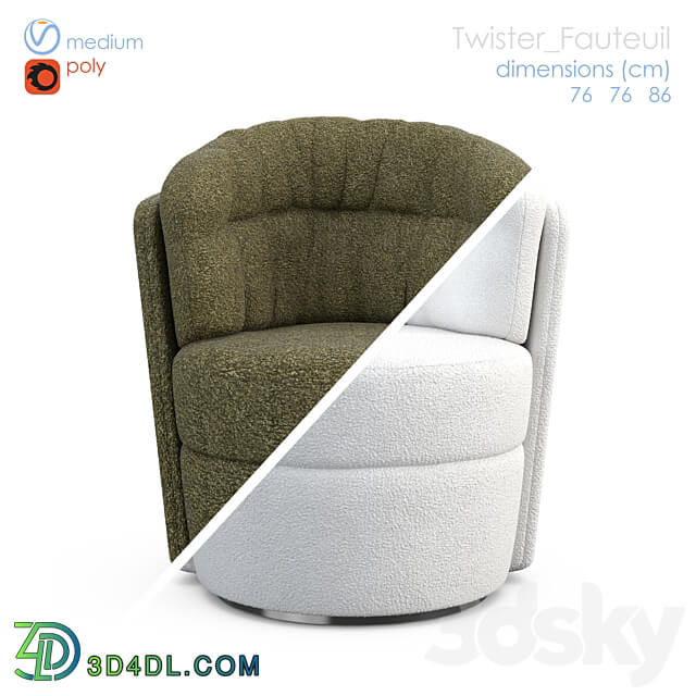 Arm chair - twister fauteuil