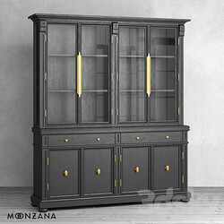 Wardrobe Display cabinets OM Sideboard Oldfashion 2 sections Moonzana 