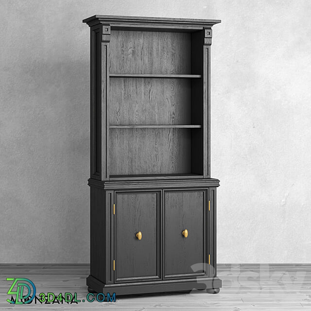 Wardrobe Display cabinets OM Library Oldfashion 1 section Moonzana