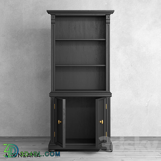 Wardrobe Display cabinets OM Library Oldfashion 1 section Moonzana