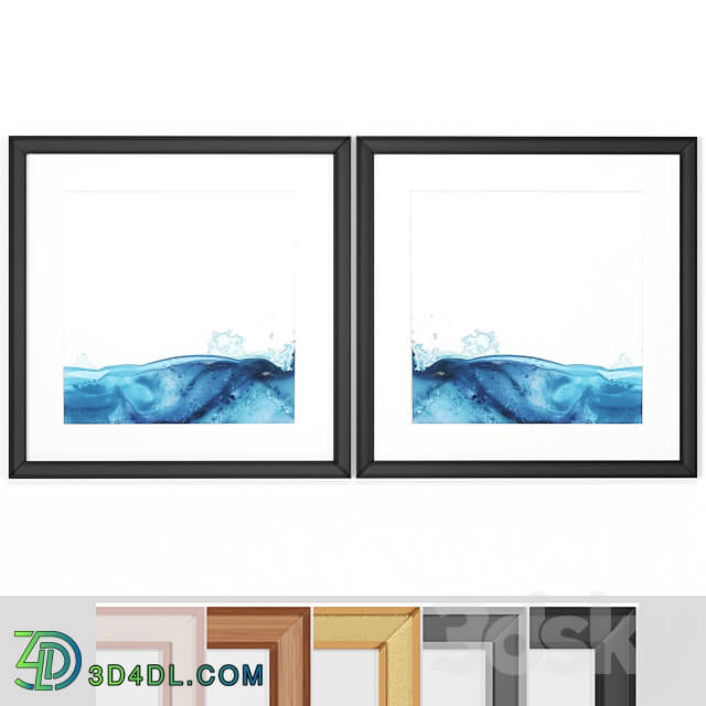 Art Frams 103 Teal Marble 2