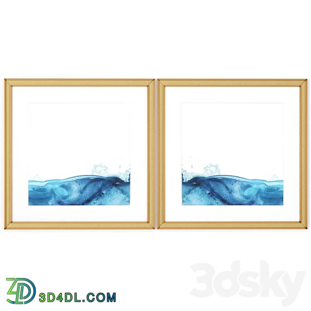 Art Frams 103 Teal Marble 2