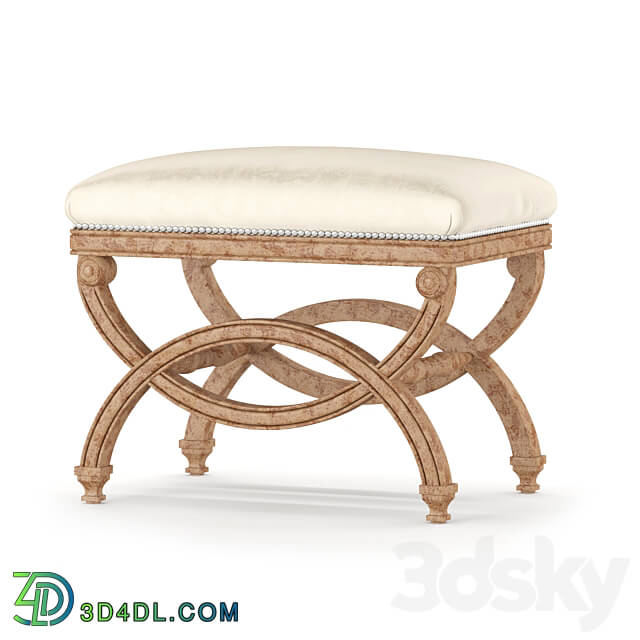 Other soft seating - KARLINE SMALL BENCH Uttermost