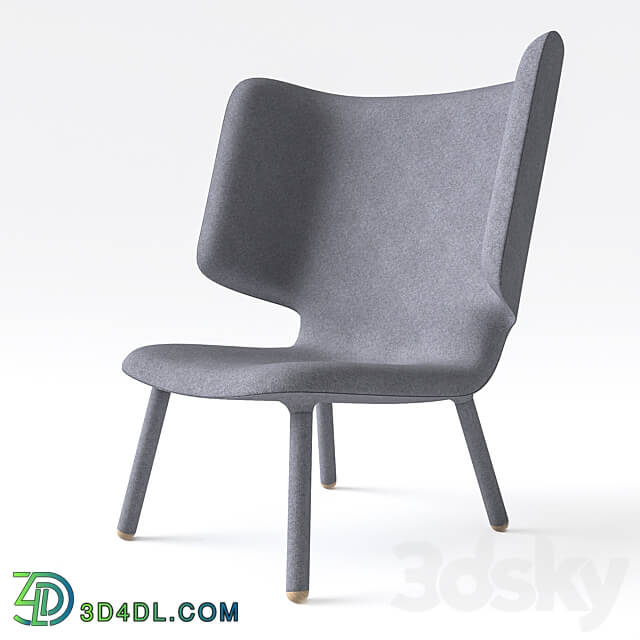 Chair - OM New Works _ Tembo Lounge Chair - Category A