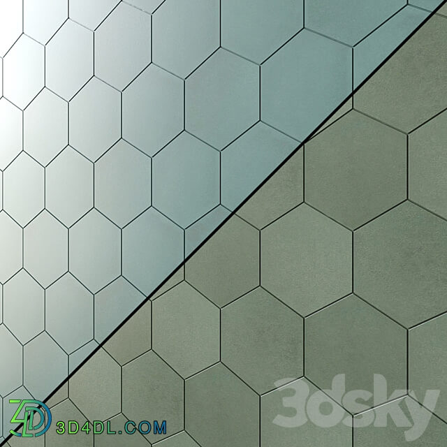 Makoto Hexagon Matte Porcelain Tile 8 types