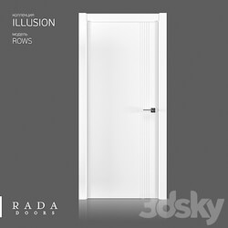 ROWS model ILLUSION collection by Rada Doors 