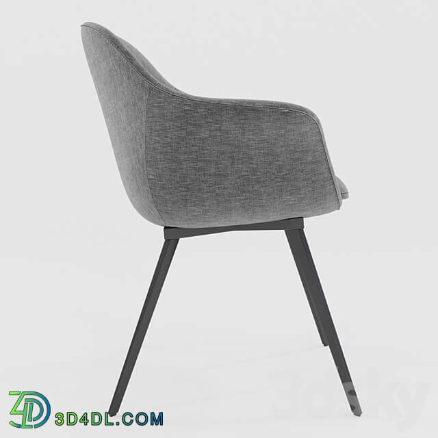 Chair - Gray dining chair Quilda LA REDOUTE gray