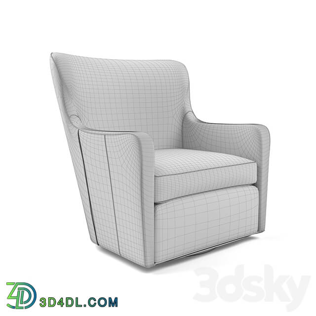 Hooker Furniture Living Room Hess Swivel Chair