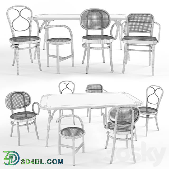 Table _ Chair - Thonet Tables and Chairs