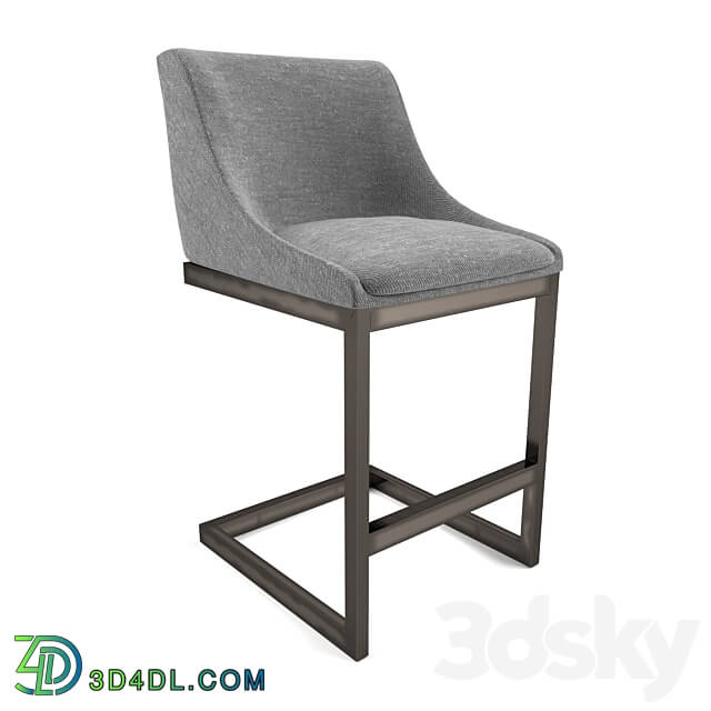 Chair - Sunpan - Holly Counter Stool - Zenith Graphite Gray