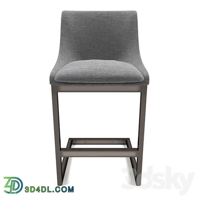 Chair - Sunpan - Holly Counter Stool - Zenith Graphite Gray