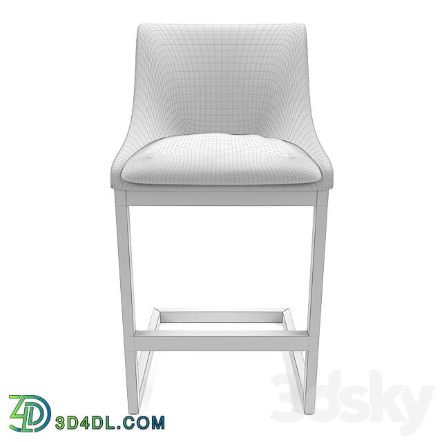 Chair - Sunpan - Holly Counter Stool - Zenith Graphite Gray