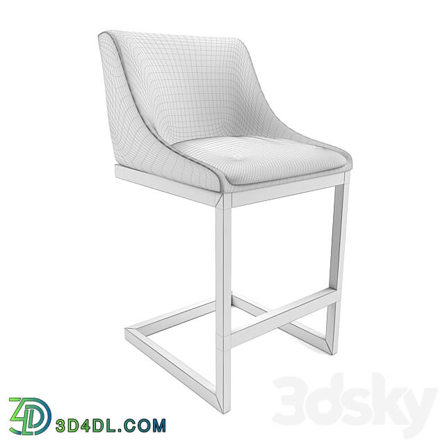 Chair - Sunpan - Holly Counter Stool - Zenith Graphite Gray