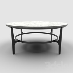 Berhnardt Avondale Round Metal Cocktail Table 