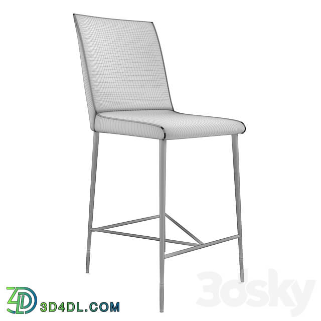 Chair - Sunpan - Klaus Counter Stool - Gunmetal - Flint Gray