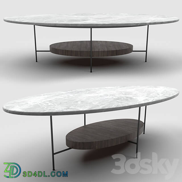 Table - Sonder Living - Olivia Coffee Table - White Lacquer