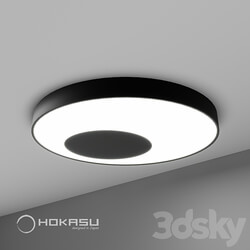 Ceiling lamp - HOKASU Eclipse luminaire with diffused light 