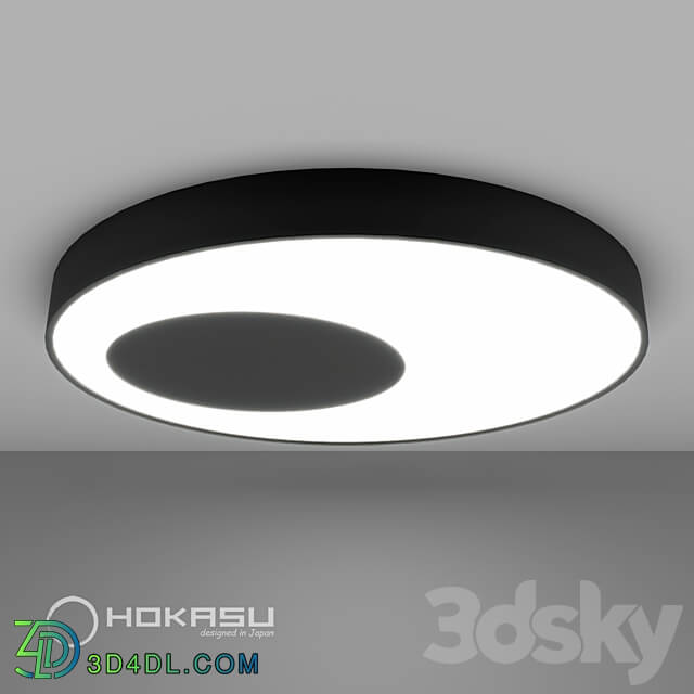 Ceiling lamp - HOKASU Eclipse luminaire with diffused light