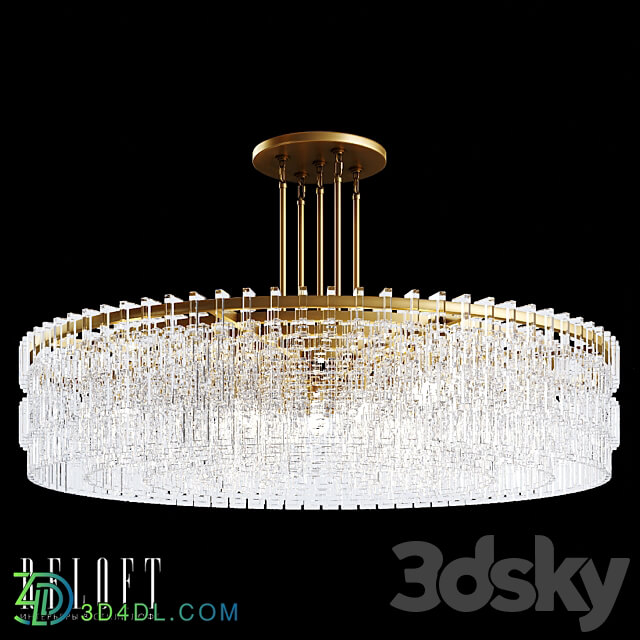 Pendant light - Round chandelier Marignan single tier Ø153 cm