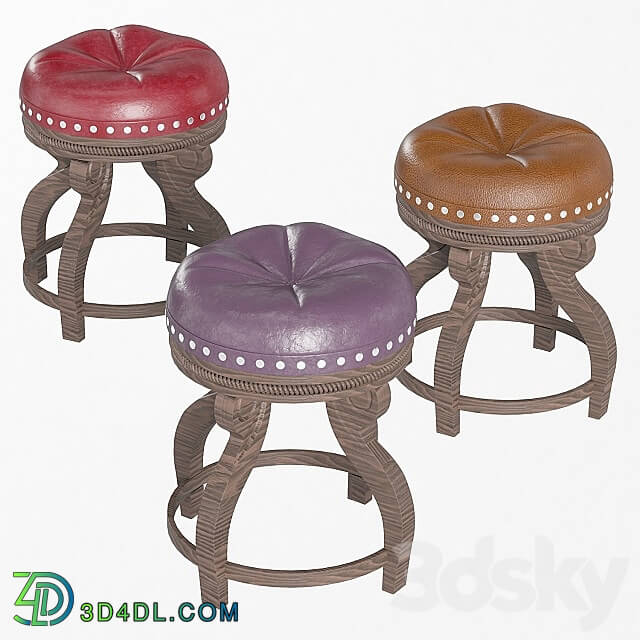Chair - Antique pouf