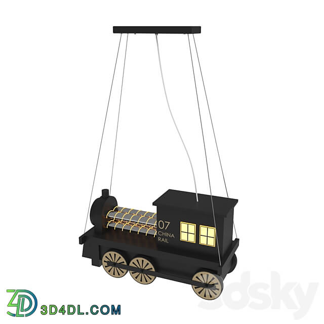 Pendant light Chandelier locomotive