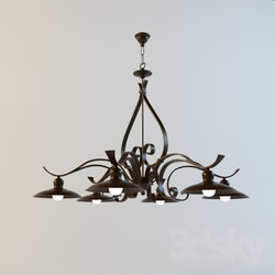 Ceiling light - Chandelier wrought 