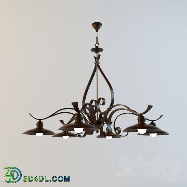 Ceiling light - Chandelier wrought