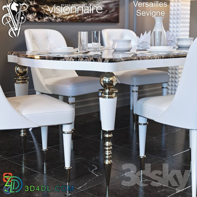 Table _ Chair - VISIONNAIRE Versailles _ Sevigne