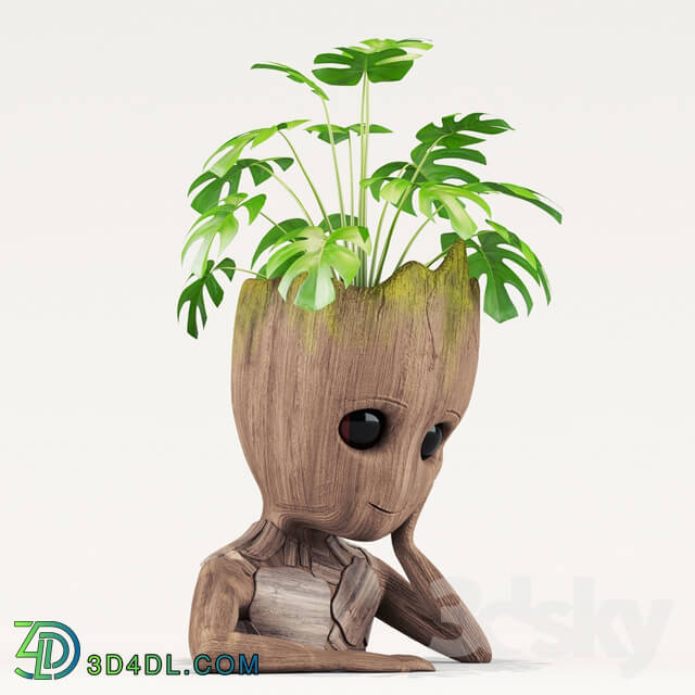 Plant - Vase Groot Decoration