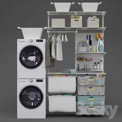 Household appliance - Washing and drying machine LG I Laundry 
