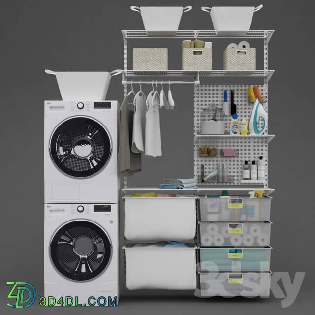 Household appliance - Washing and drying machine LG I Laundry