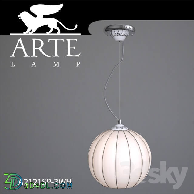 Ceiling light - Hanging lamp Arte Lamp A2121SP-3WH