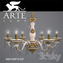 Ceiling light - Chandelier ArteLamp A6610LM-6GO 