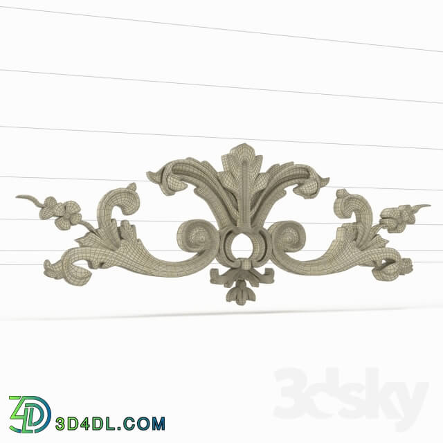 Decorative plaster - decor element