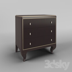 Sideboard _ Chest of drawer - OM Bedside table Fratelli Barri MESTRE in cherry veneer finish _Cherry C__ FB.BST.MES.390 