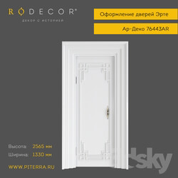 Decorative plaster - Door decoration RODECOR Erte 76443AR 