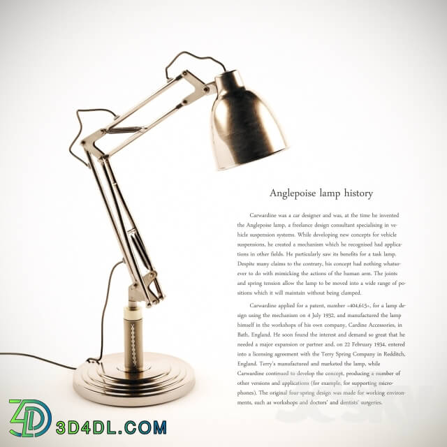 Table lamp - Anglepoise _1932_ four-spring