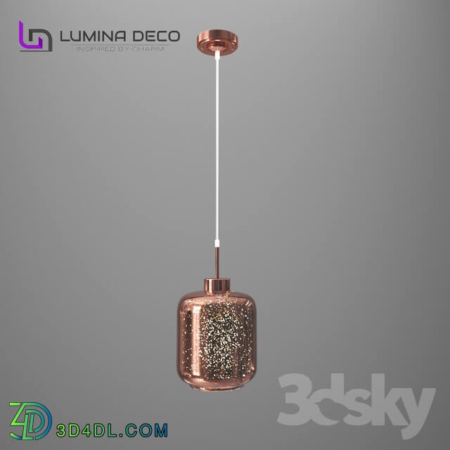 Ceiling light - _OM_ Pendant lamp Lumina Deco Alacosmo rose gold