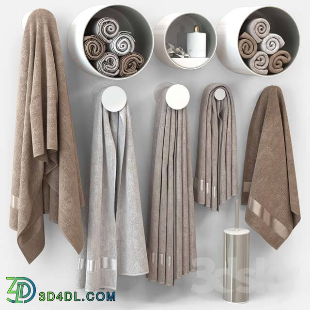 Bathroom accessories - Towels m23