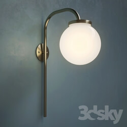 Wall light - Big Bulb Opal 