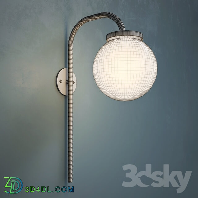 Wall light - Big Bulb Opal