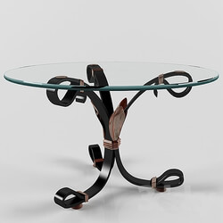 Table - Wrought iron table 