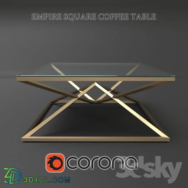 Table - EMPIRE SQUARE COFFEE TABLE