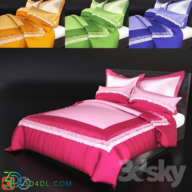 Bed - A set of bed linen 4 colors.