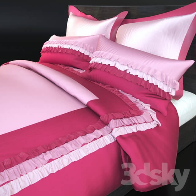 Bed - A set of bed linen 4 colors.